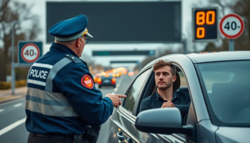 Verkeersboete 40 km te hard: wat te doen?